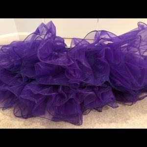 Violet purple Petticoat crinoline